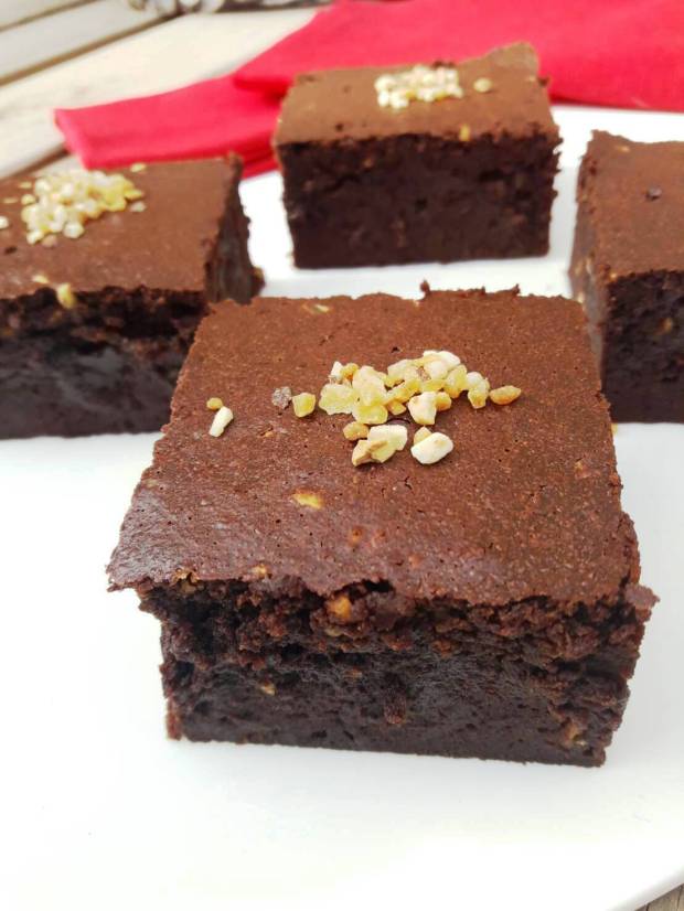 Brownie chocolate y café